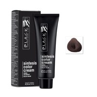 Vopsea Crema Permanenta - Black Professional Line Sintesis Color Cream, nuanta 4.5 Mahogany Medium Brown, 100ml - 1