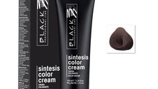 Vopsea Crema Permanenta - Black Professional Line Sintesis Color Cream, nuanta 4.5 Mahogany Medium Brown, 100ml