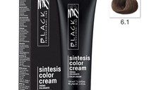 Vopsea Crema Permanenta - Black Professional Line Sintesis Color Cream, nuanta 6.1 Ash Dark Blond, 100ml