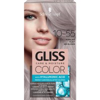 Vopsea de Par Permanenta cu Acid Hialuronic - Schwarzkopf Gliss Color Care &amp; Moisture with Hyaluronic Acid, nuanta 10-55 Ash Blonde - 1