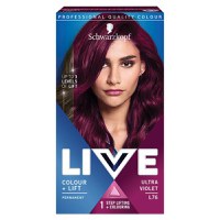 Vopsea de Par Permanenta - Schwarzkopf Live Colour +Lift Permanent, nuanta L76 Ultra Violet - 1