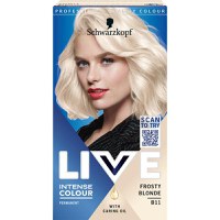 Vopsea de Par Permanenta - Schwarzkopf Live Intense Colour Permanent, nuanta B11 Frosty Blond - 1
