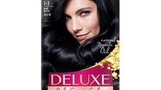 Vopsea de Par Permanenta - Schwarzkopf Palette Deluxe Oil-Care Color Permanent, nuanta 1-1 (909) Blue Black