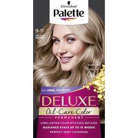 Vopsea de Par Permanenta - Schwarzkopf Palette Deluxe Oil-Care Color Permanent With Cool Pigments, nuanta 9-11 Cool Lighty Grey Rose - 1
