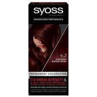 Vopsea de Par Permanenta - Syoss Professional Performance Permanent Coloration Baseline, nuanta 4_2 Mahogany Brown - 1