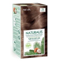 Vopsea de Par Vegana Fara Amoniac - Naturalis, Neva, nuanta 7.0 Blond Intens, 150 ml - 1