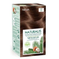 Vopsea de Par Vegana Fara Amoniac - Naturalis, Neva, nuanta 7.7 Caramel, 150 ml - 1