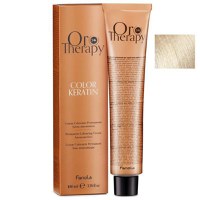 Vopsea Demi-permanenta Fanola Oro Therapy Color Keratin 10.0 Blond Platinat, 100ml - 1