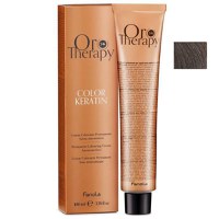 Vopsea Demi-permanenta Fanola Oro Therapy Color Keratin 7.1 Blond Cenusiu, 100ml - 1