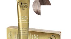Vopsea Demi-permanenta Fanola Oro Therapy Color Keratin 8.21 Blond Deschis Violet Cenusiu, 100ml