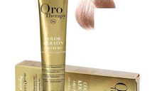 Vopsea Demi-permanenta Fanola Oro Therapy Color Keratin 9.13 Blond Foarte Deschis Bej, 100ml