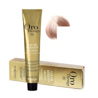 Vopsea Demi-permanenta Fanola Oro Therapy Color Keratin 9.13 Blond Foarte Deschis Bej, 100ml - 1