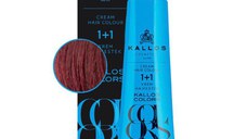 Vopsea Permanenta - Kallos Colors Cream Hair Colour, nuanta 6V Rosu Pruna, 60 ml