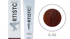 Vopsea permanenta pentru par Elea Professional Artisto Color, 6/46 Castaniu inchis cupru rosu, 100 ml