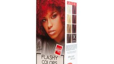 Vopsea Semi-Permanenta 100% Vegana - Neva Flashy Colors Crimson, nuanta Roscat Intens, 100 ml