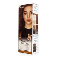 Vopsea Semi-Permanenta 100% Vegana - Neva Flashy Colors Honey Brown, nuanta Saten Miere, 100 ml - 1