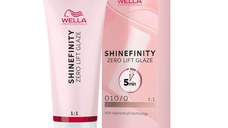 Vopsea Translucida Demipermanenta - Wella Professionals Shinefinity Zero Lift Glaze, nuanta 010/0 Natural Flash, 60 ml