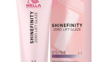 Vopsea Translucida Demipermanenta - Wella Professionals Shinefinity Zero Lift Glaze, nuanta 05/98 Steel Orchid, 60 ml