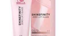 Vopsea Translucida Demipermanenta - Wella Professionals Shinefinity Zero Lift Glaze, nuanta 06/0 Natural Brandy, 60 ml