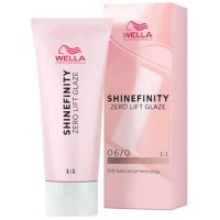 Vopsea Translucida Demipermanenta - Wella Professionals Shinefinity Zero Lift Glaze, nuanta 06/0 Natural Brandy, 60 ml - 1