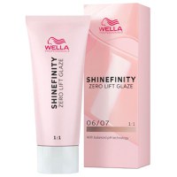 Vopsea Translucida Demipermanenta - Wella Professionals Shinefinity Zero Lift Glaze, nuanta 06/07 Deep Walnut, 60 ml - 1