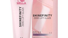 Vopsea Translucida Demipermanenta - Wella Professionals Shinefinity Zero Lift Glaze, nuanta 07/12 Cool Mushroom, 60 ml