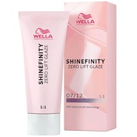 Vopsea Translucida Demipermanenta - Wella Professionals Shinefinity Zero Lift Glaze, nuanta 07/12 Cool Mushroom, 60 ml - 1