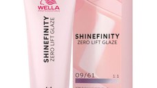 Vopsea Translucida Demipermanenta - Wella Professionals Shinefinity Zero Lift Glaze, nuanta 09/61 Iced Platinum, 60 ml