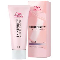 Vopsea Translucida Demipermanenta - Wella Professionals Shinefinity Zero Lift Glaze, nuanta 09/61 Iced Platinum, 60 ml - 1