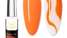 Artistic Liner Gel EVERIN 8ml – 01 | Gel liner portocaliu pentru linii fine și nail art profesional