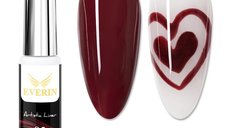 Artistic Liner Gel EVERIN 8ml – 03 | Gel liner burgundy (vișiniu închis) pentru nail art și contururi precise