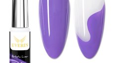 Artistic Liner Gel EVERIN 8ml – 12 | Gel liner lila pentru designuri nail art, contururi și detalii fine