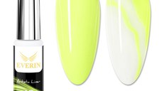 Artistic Liner Gel EVERIN 8ml – 17 | Gel liner galben neon pentru contururi și modele luminoase de nail art