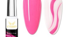 Artistic Liner Gel EVERIN 8ml – 18 | Gel liner roz neon pentru nail art vibrant și contururi precise