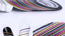 Banda Decorativa Glitter Set 10 culori- 1mm. - BDG2 - EVERIN