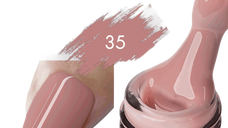 Baza Rubber Color Kievskaya Nr. 35 15ml | Nuanta Nude Roz Cald