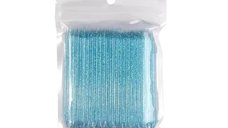Betisoare Pentru Impins Cuticula Din PVC Set 100 Bucati- Albastru - Everin