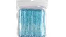 Betisoare Pentru Impins Cuticula Din PVC Set 100 Bucati- Albastru - Everin
