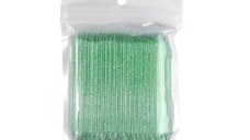 Betisoare Pentru Impins Cuticula Din PVC Set 100 Bucati-Verde - Everin