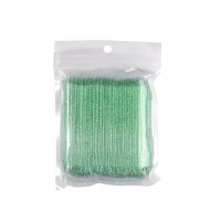 Betisoare Pentru Impins Cuticula Din PVC Set 100 Bucati-Verde - Everin - 1