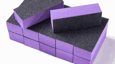 Buffer Unghii 3 Fețe Purple | Finisare Profesională Manichiură
