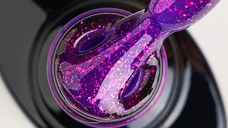 Colorful Rubber Base Kievskaya CF30 TPO Free | Bază rubber cu sclipici mov