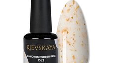 Diamonds Rubber Base Kievskaya Nr. 02 15ml | Bază rubber color cu fulgi aurii