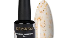Diamonds Rubber Base Kievskaya Nr. 02 15ml | Bază rubber color cu fulgi aurii