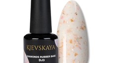Diamonds Rubber Base Kievskaya Nr. 03 15ml | Bază rubber color cu particule pastel