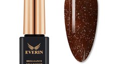 Everin Brilliance 186, oja semipermanenta maro cupru cu glitter, 7 ml