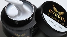 Everin Builder Gel Easy Leveling 01 – Gel de construcție autonivelant alb lăptos 15g