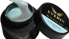 Everin Builder Gel Easy Leveling 12 – Gel Construcție Autonivelant 50g (Crystal Galaxy Shimmer)