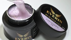 Everin Builder Gel Easy Leveling 14 – Gel Construcție Autonivelant 50g (Crystal Lilac Shimmer)