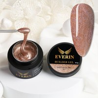 Everin Builder Gel Easy Leveling 15 – Gel Construcție Autonivelant 15g (Golden Bronze Shimmer) - 1